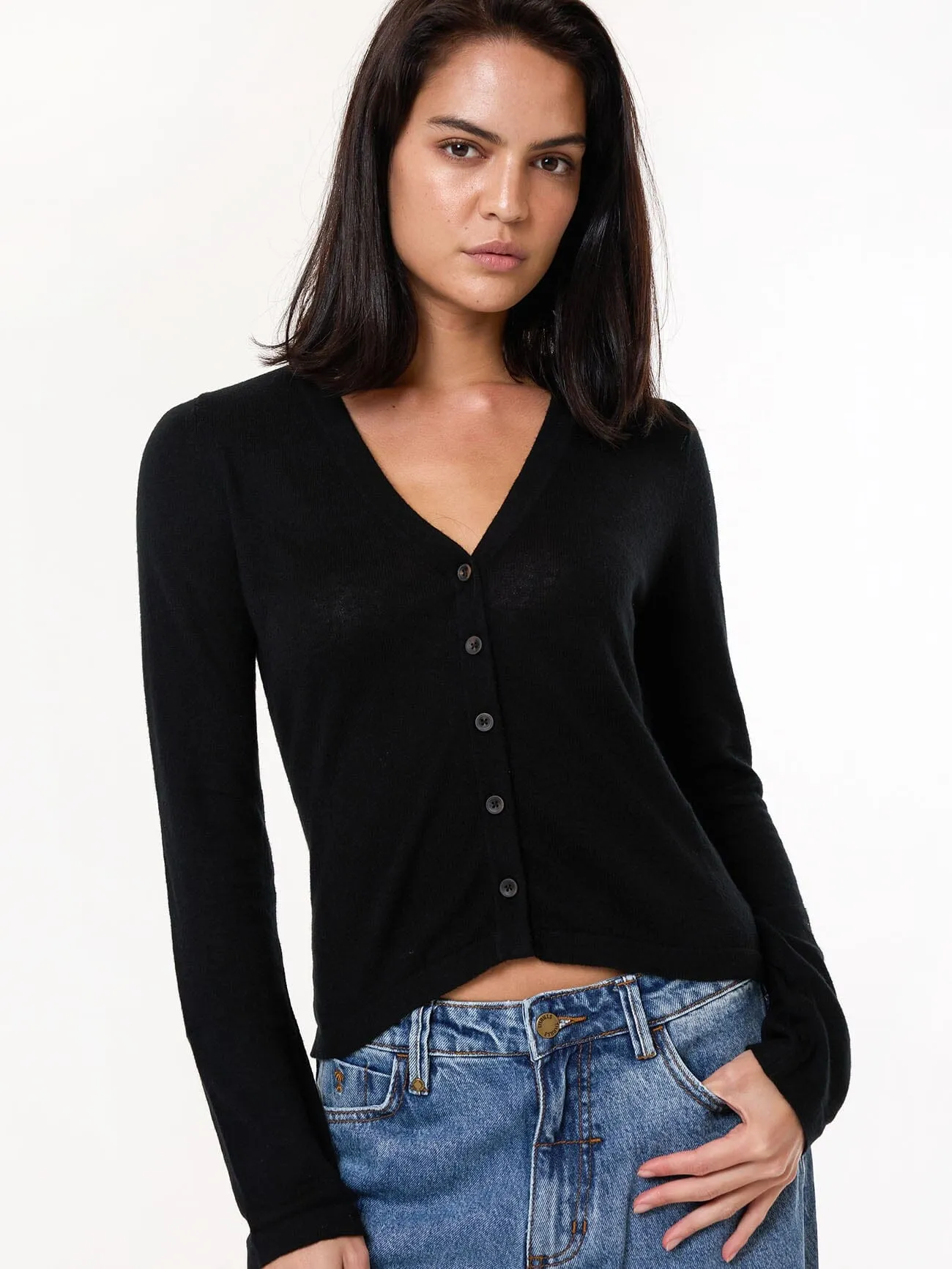 Alaia Knit Cardigan - Black