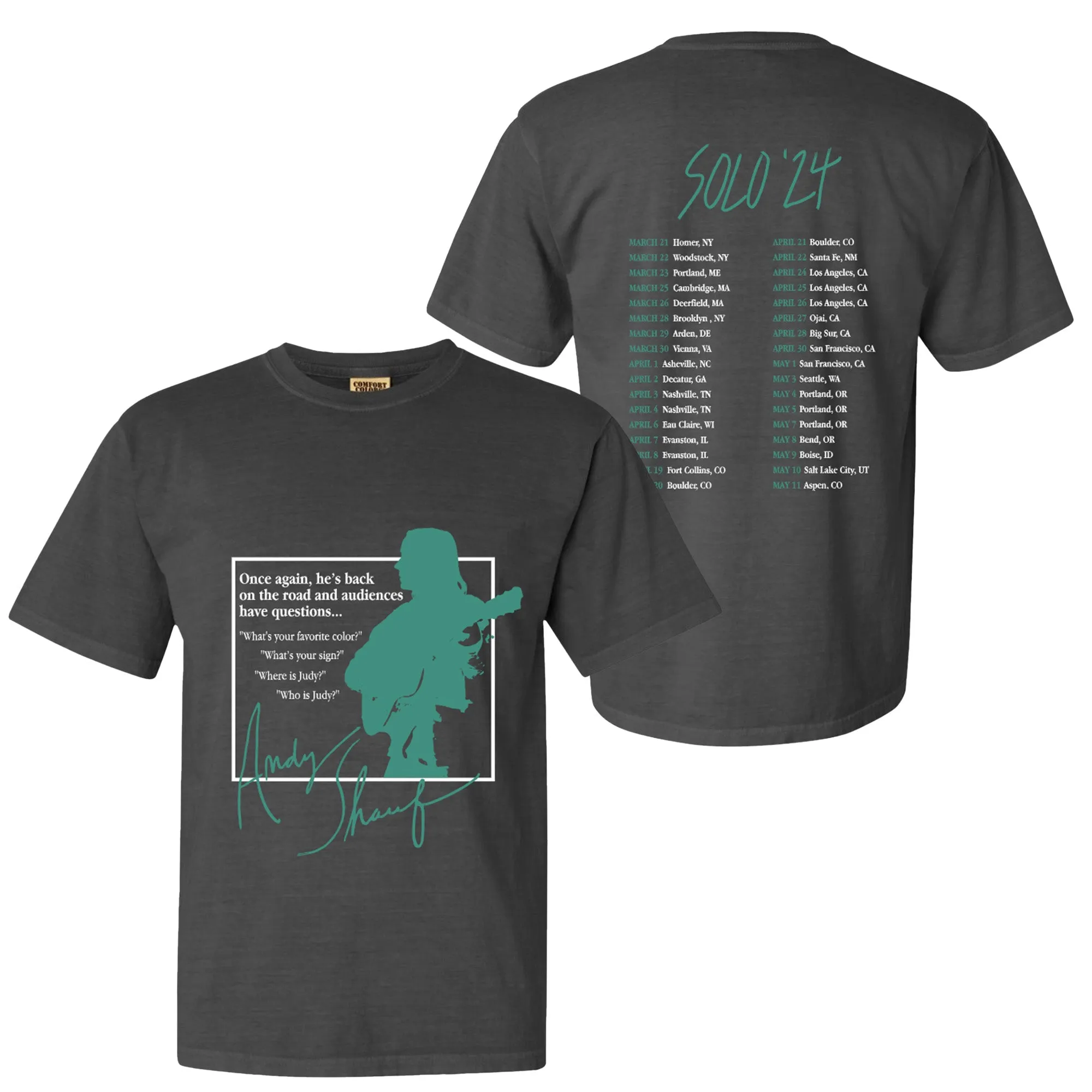 Andy Shauf 2024 Tour Tee