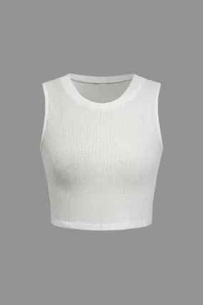 Basic Solid Sports Tank Top