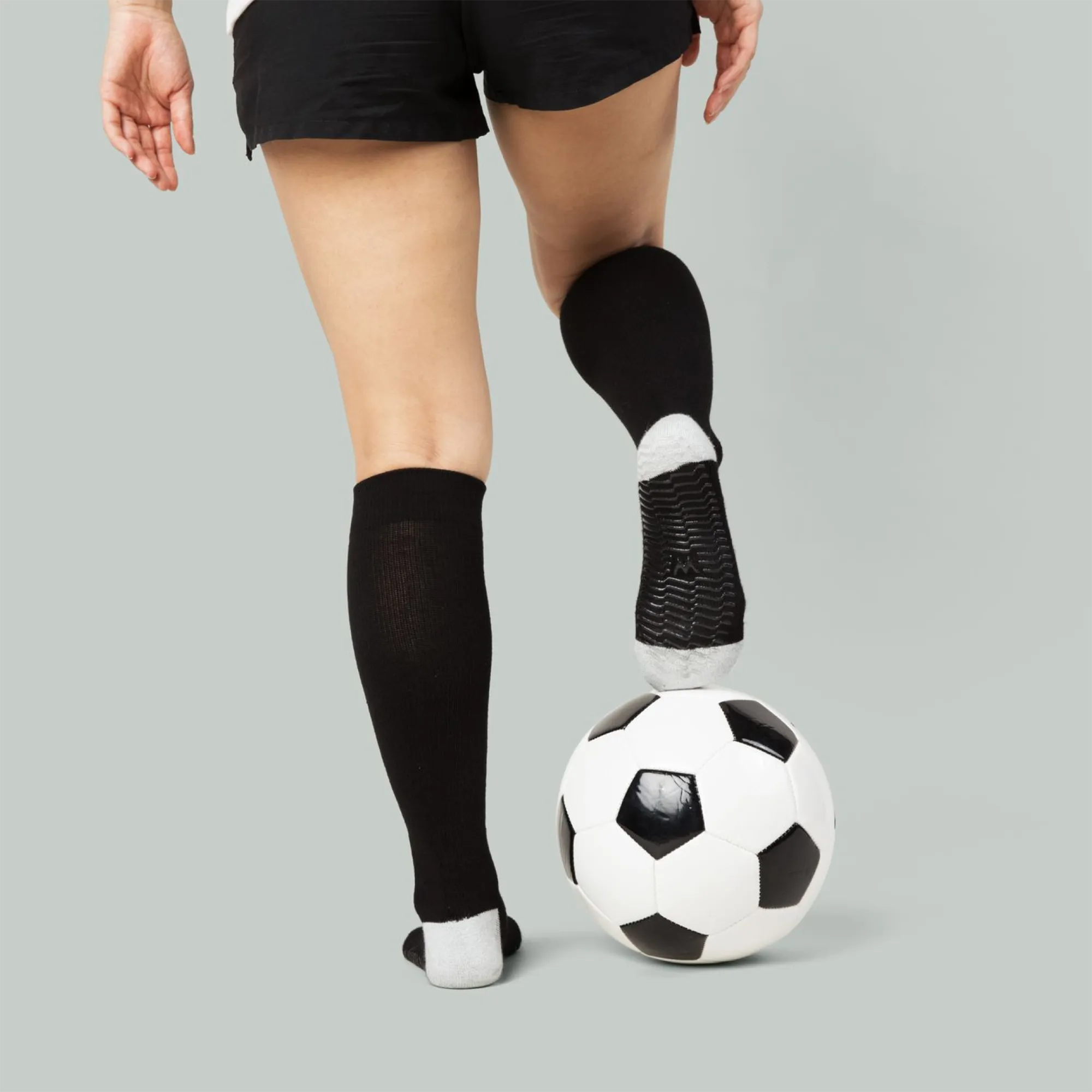 Black Grip Socks - 5 Pack