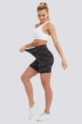 Camo High Waisted Yoga Shorts 5