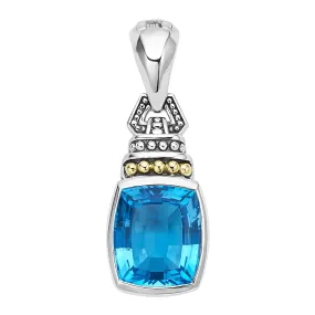 Caviar Color Swiss Blue Topaz Pendant