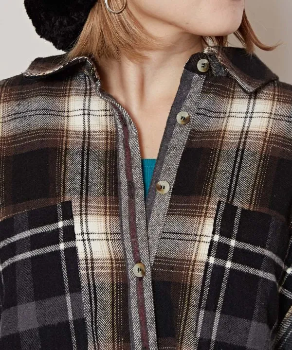 Checkered Patchwork Shirt