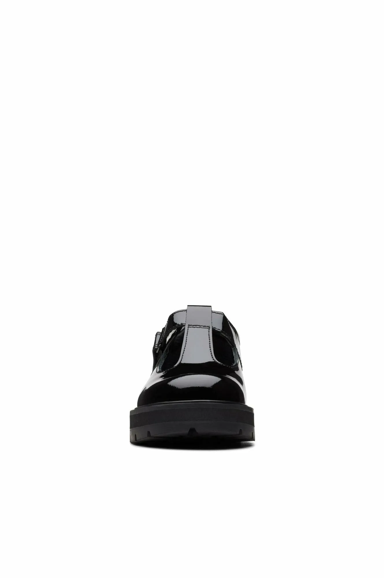 Clarks Prague Brill in Black Patent