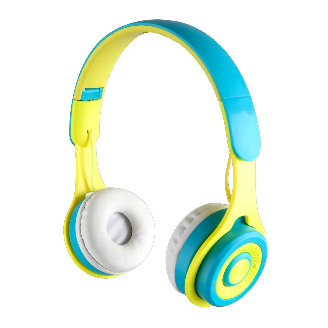 Color Blocking Wireless Headset  Model: EBP-22030(Blue & Yellow)