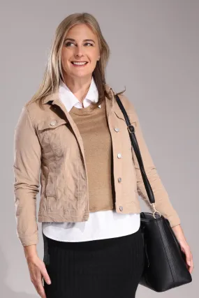 Cotton Cord Jacket | LATTE | 6181ZZ