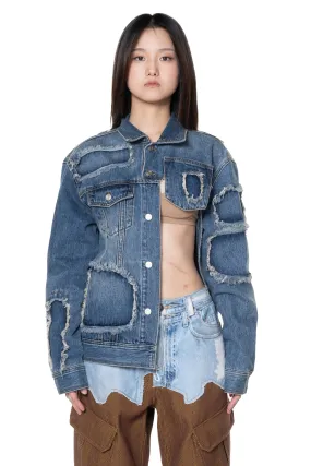 Daniel Half Cut-Out Denim Jacket