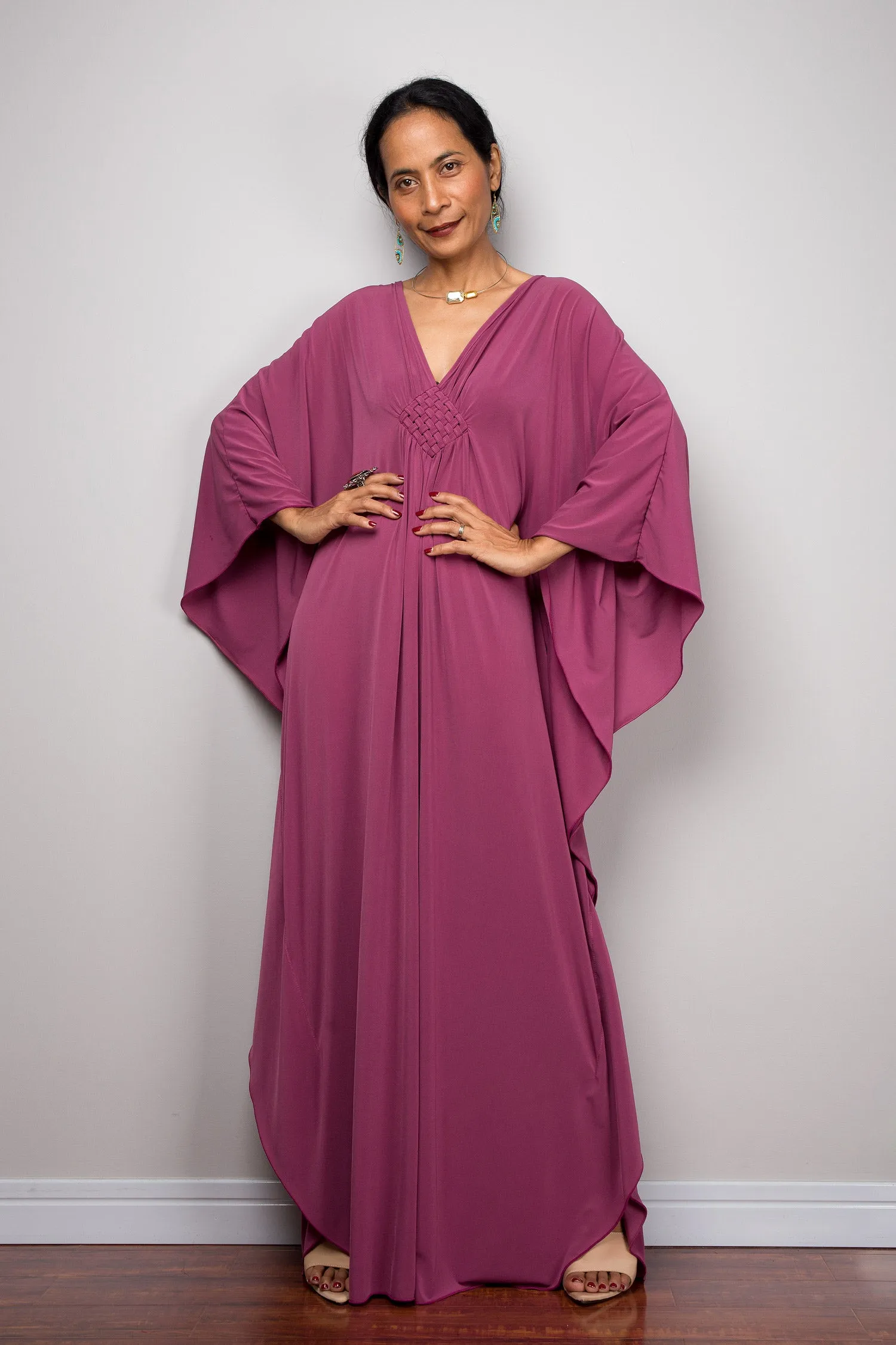 Dusty purple kaftan