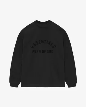 Essentials Heavy L/S Tee Black