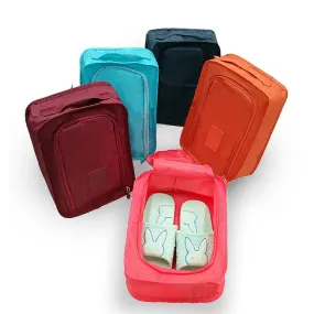 folding solid color small shoe bags.