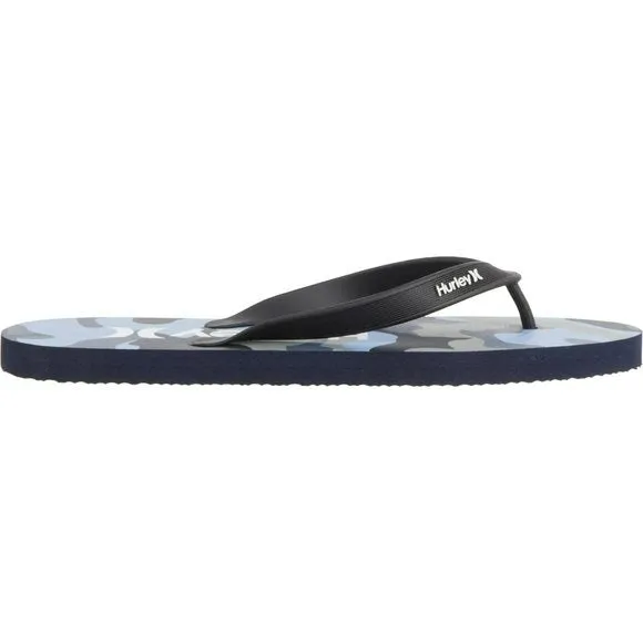 Hurley Men's One and Only Camo Print Flip-Flops