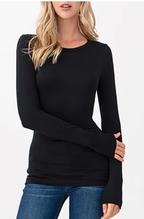 Long Sleeve Modal T-Shirt