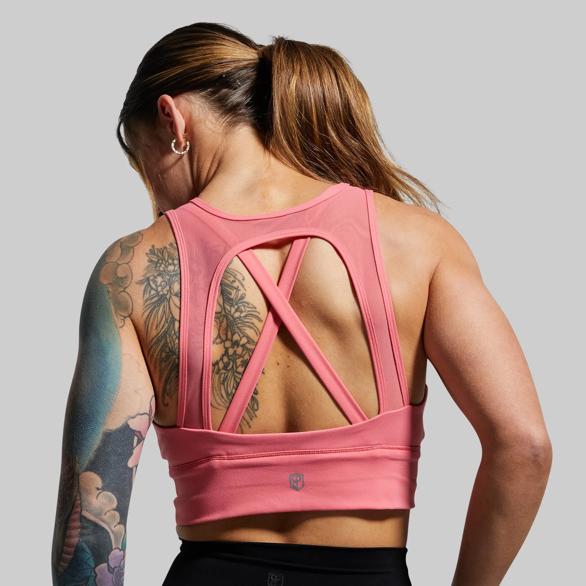 Milk and Muscles Nursing Sports Bra (Peach)