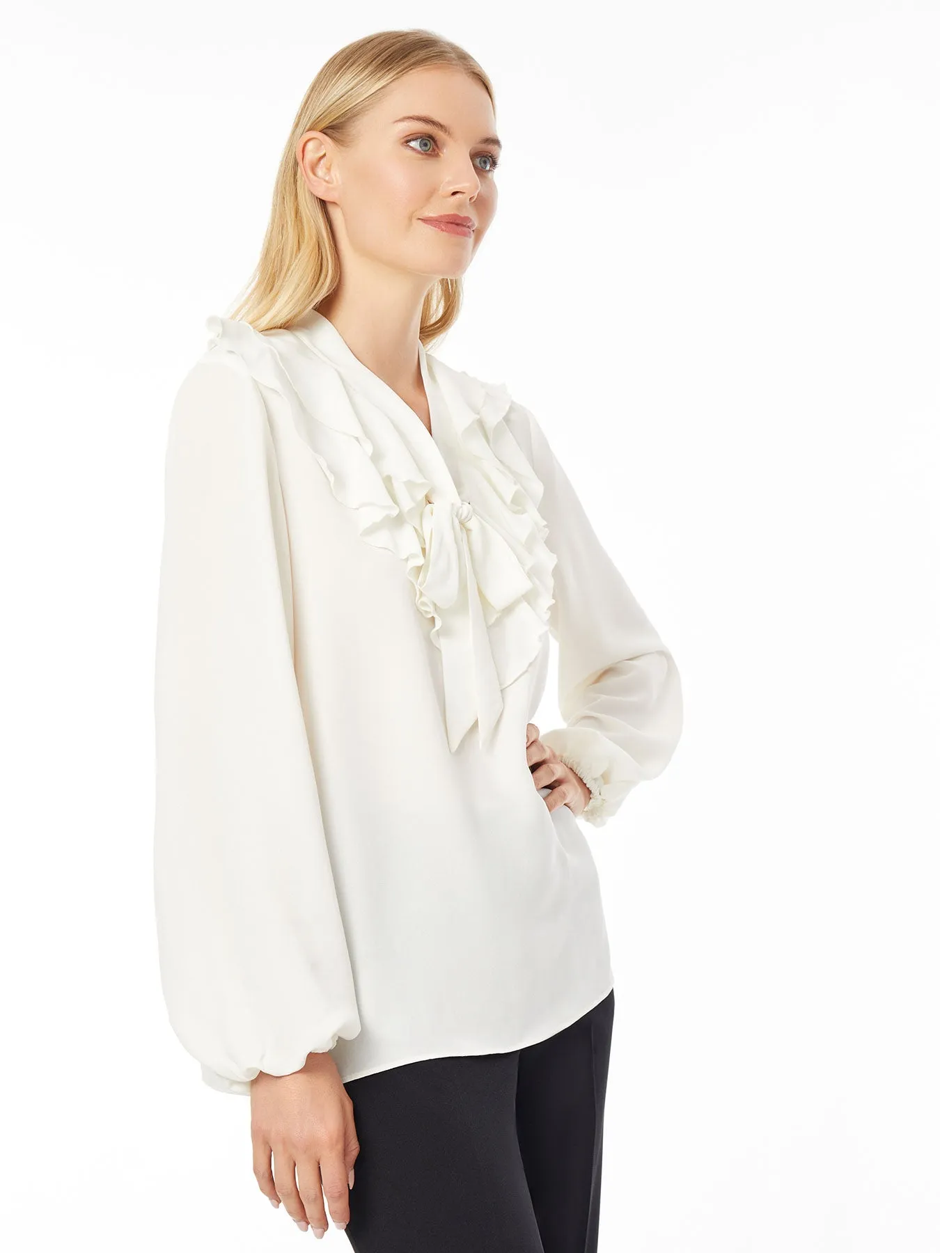 Plus Addison Blouse, Classic Drape