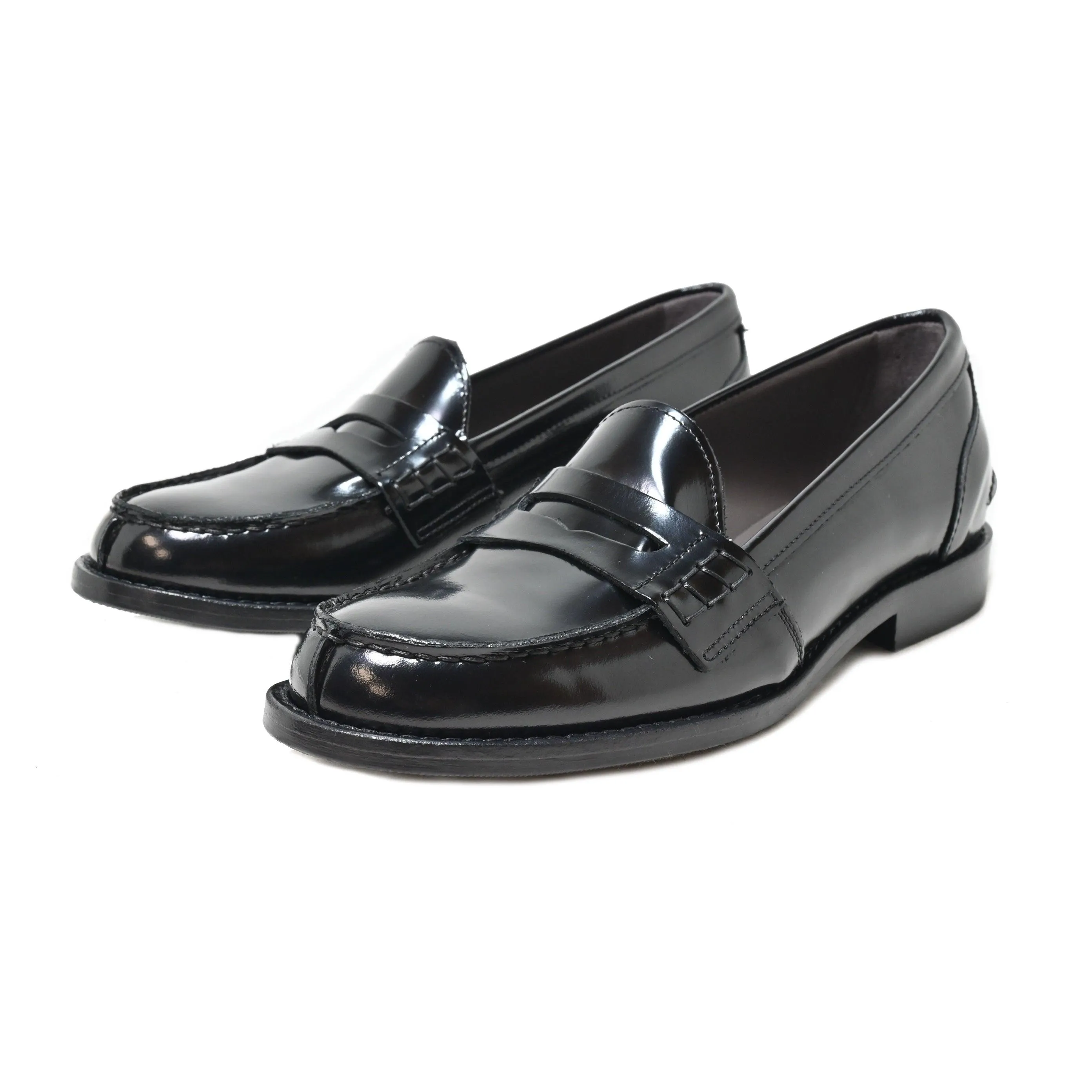 PRA 200 - British College Shoes LOW BRUSHED BLACK