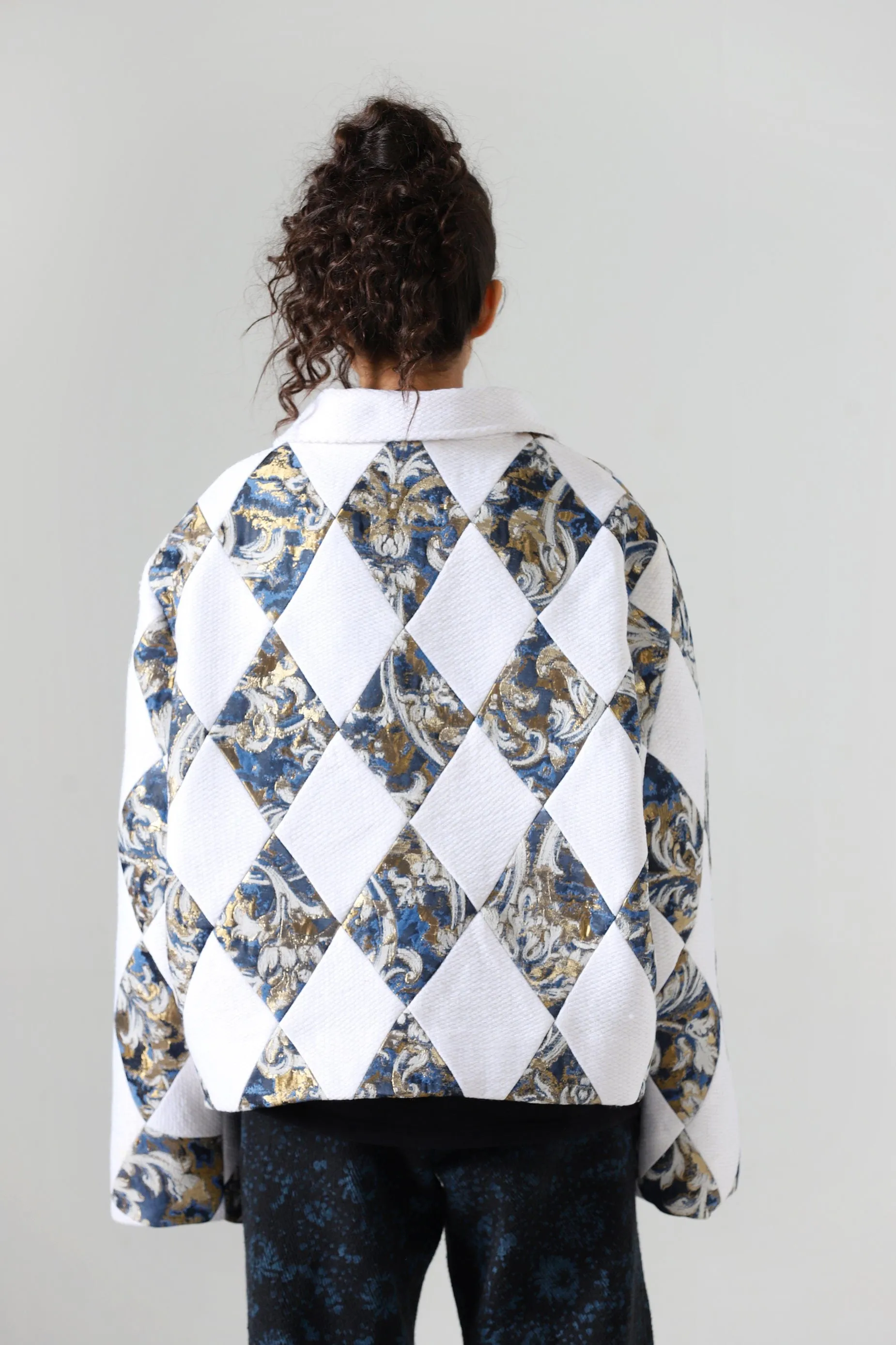 "REGAL THOUGHTS" PATCHWORK JACKET