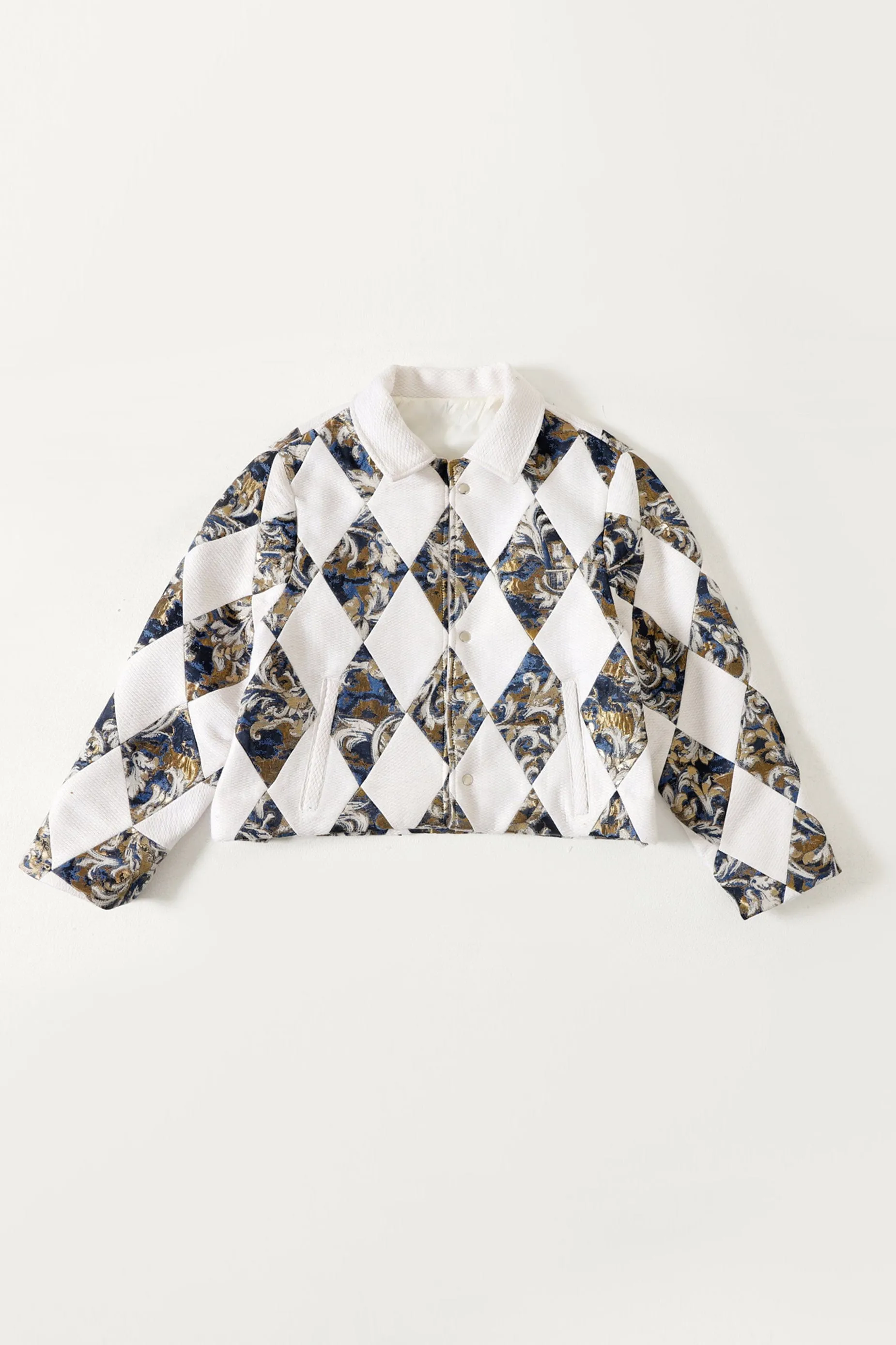 "REGAL THOUGHTS" PATCHWORK JACKET