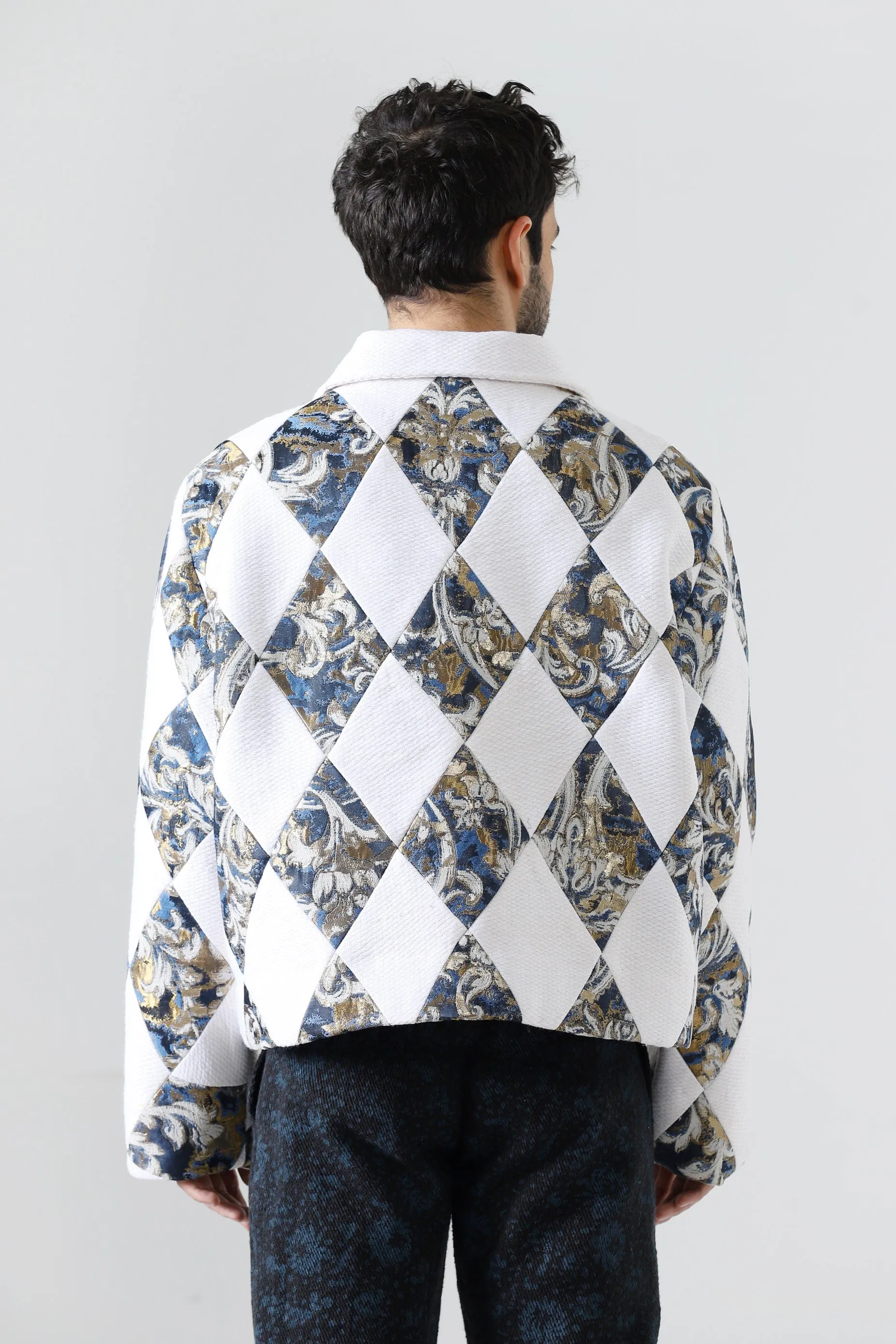 "REGAL THOUGHTS" PATCHWORK JACKET