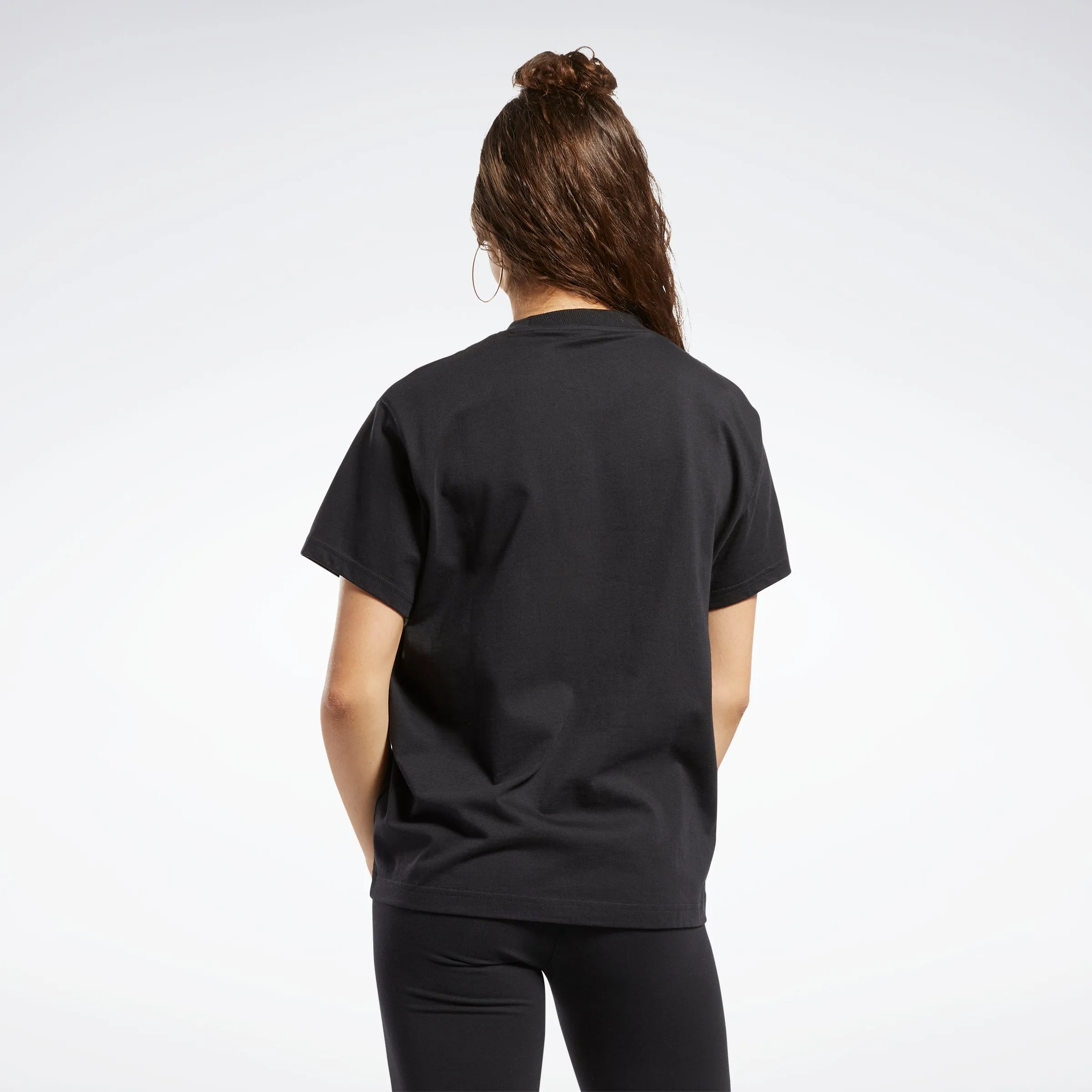 Reebok Apparel Women Classics Fitted T-Shirt Black