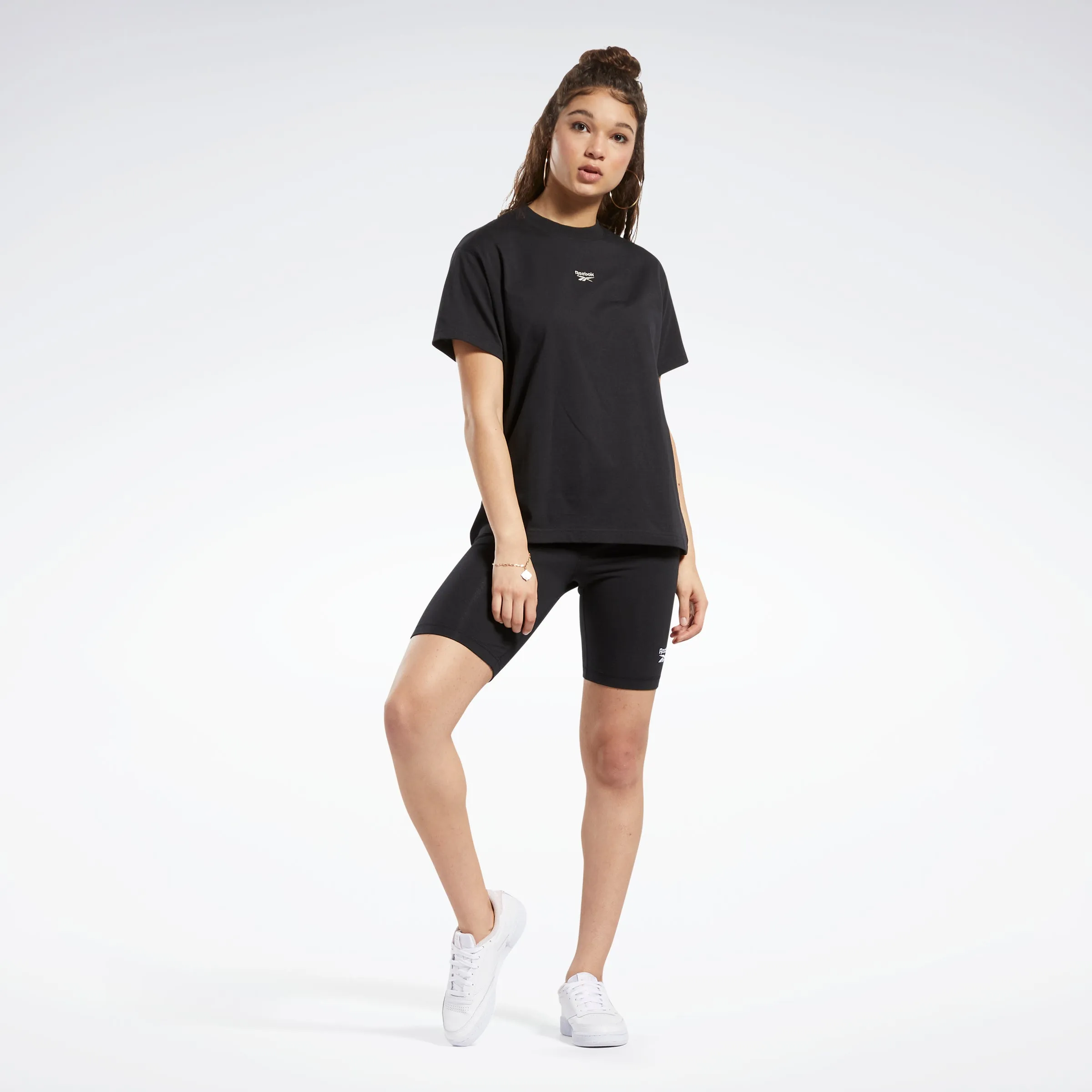 Reebok Apparel Women Classics Fitted T-Shirt Black