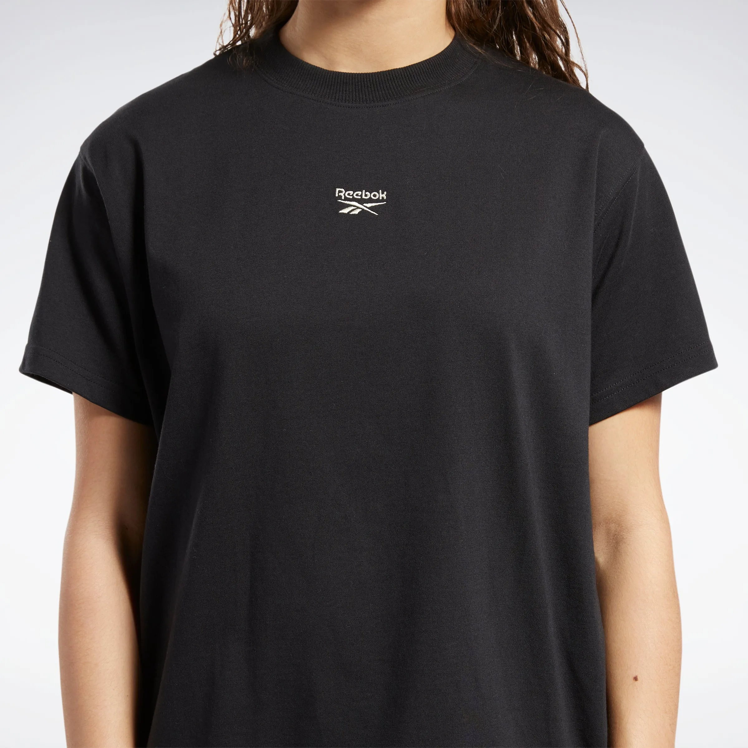 Reebok Apparel Women Classics Fitted T-Shirt Black