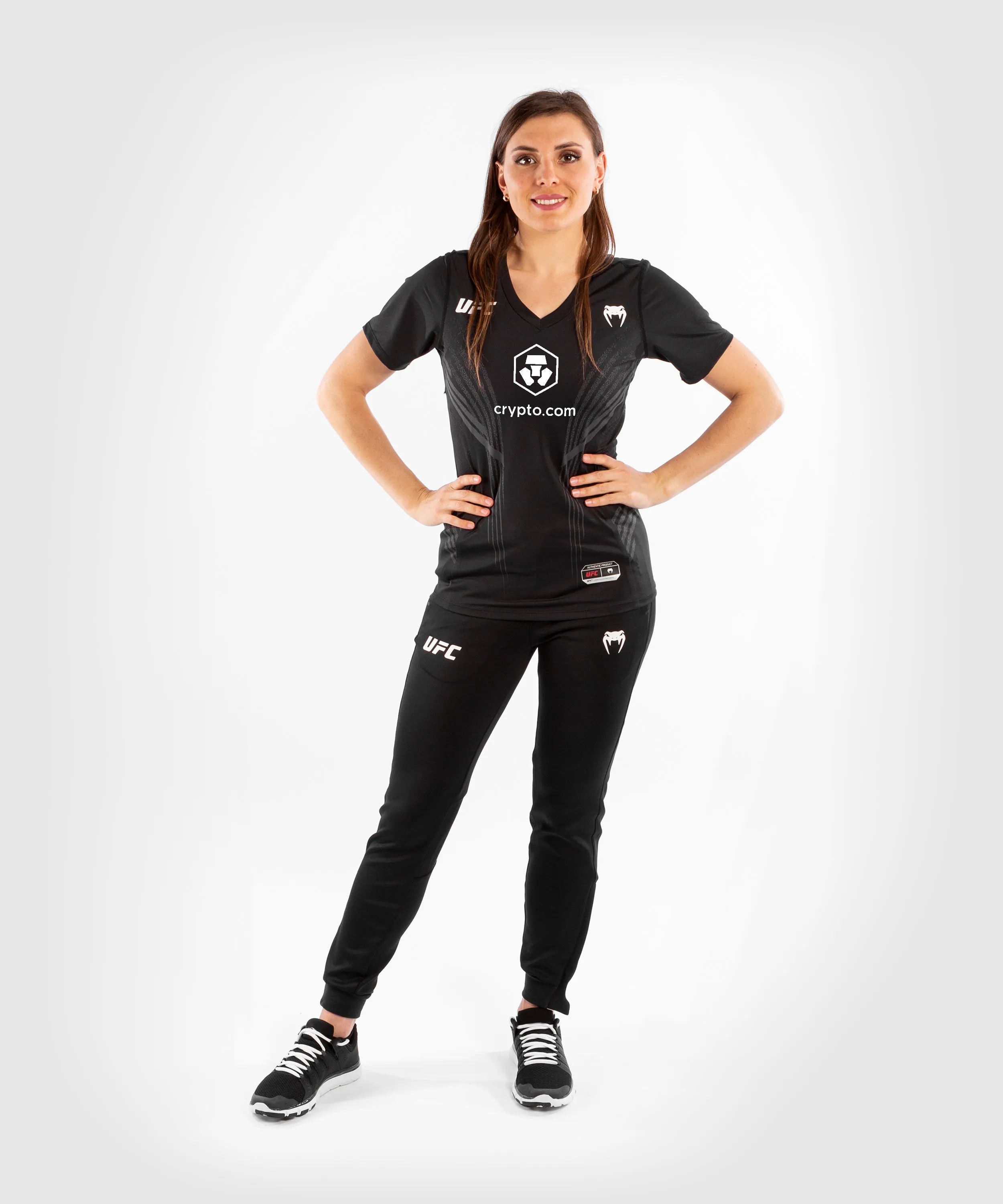 UFC Venum Authentic Fight Night Women's Walkout Jersey - Black